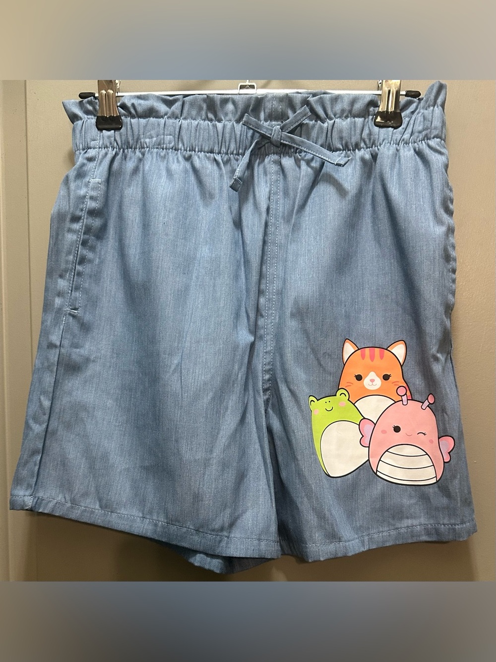 Squishmallows Size M (10/12) Elastic Waist Shorts NWT